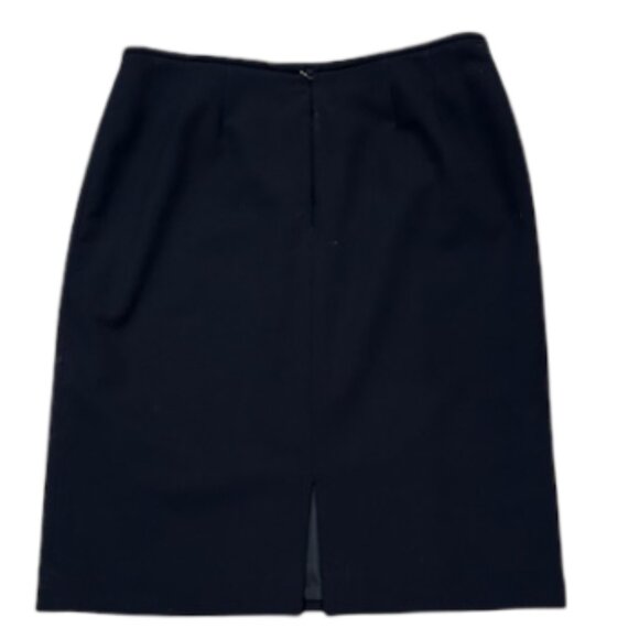 Tahari Arthur S Levine Black and White Houndstooth 2 Piece Skirt Set - Size 6 - Picture 4 of 11